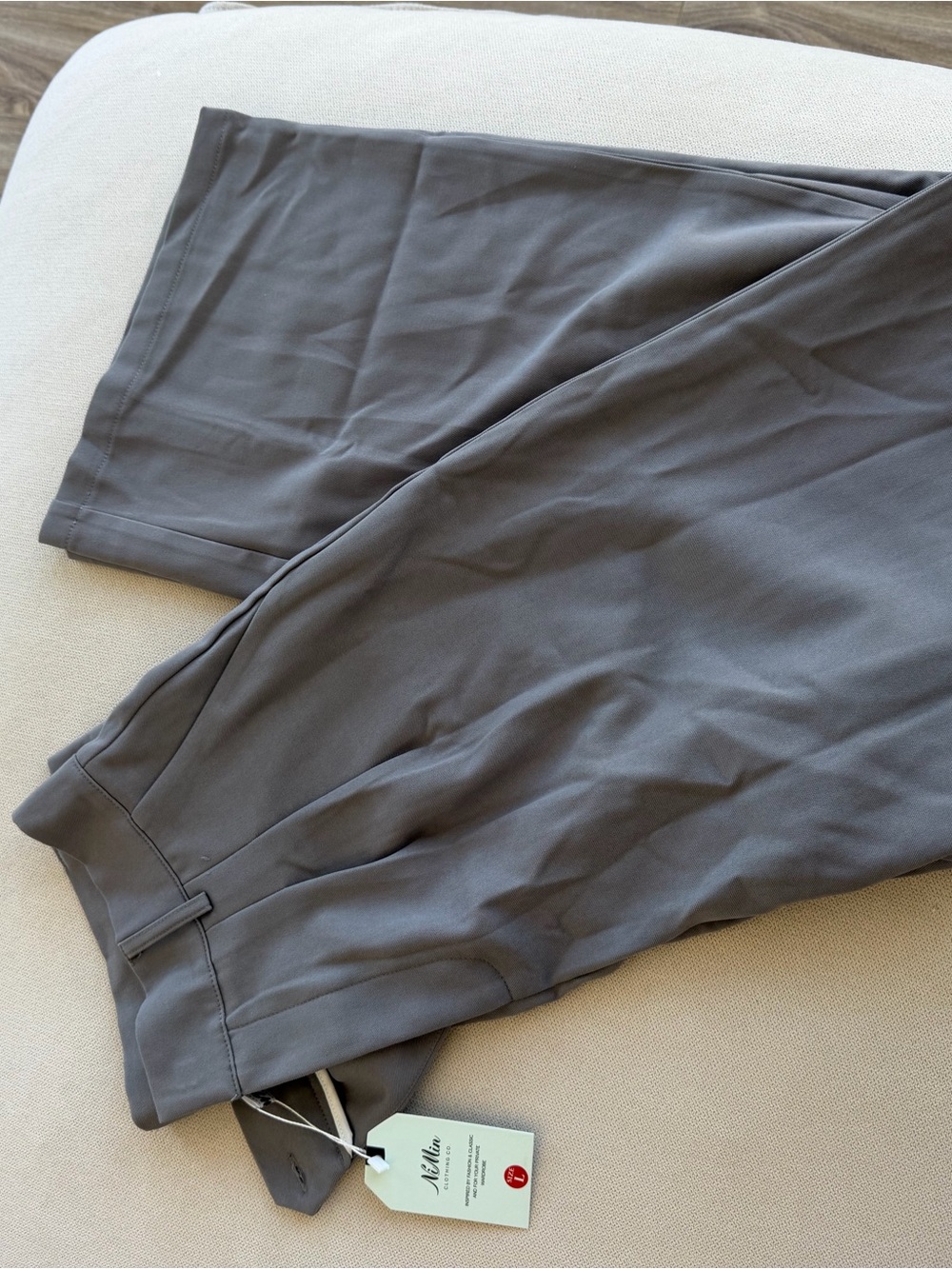 Urban Outfitters Women's Gray Wide-Leg Trousers